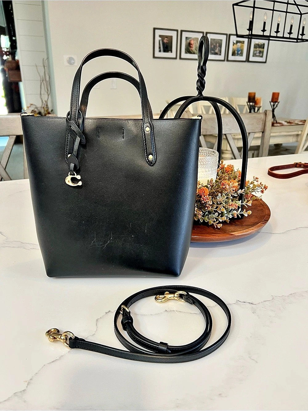 Coach Talia Coach Bag Black Tote Bag NWT